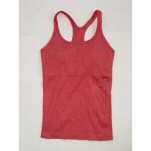 Lululemon Ebb To Street Tank Size 6 Coral Pink - Built In Bra, Hip Length